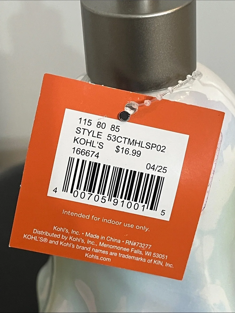 Halloween Ghost Soap Pump from Celebrate Together Kohl's - NWT